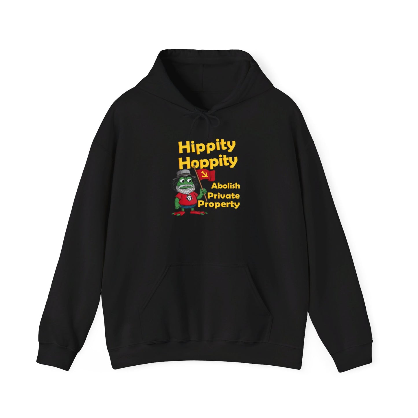 Hippity Hoppity Abolish Private Property Meme Hoodie - Dank Meme Merchandise